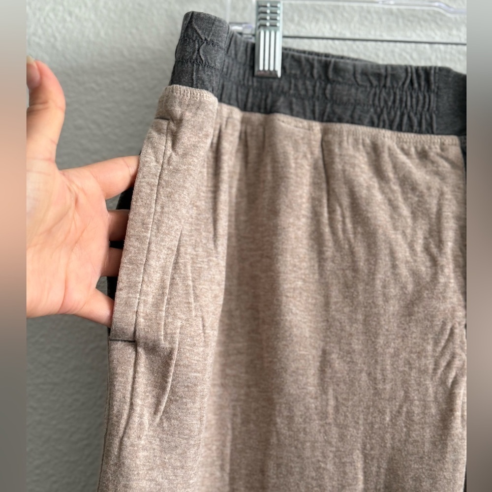 Carbon2Cobalt Lounge Jogger Pants Beige Gray Size L - Picture 3 of 7